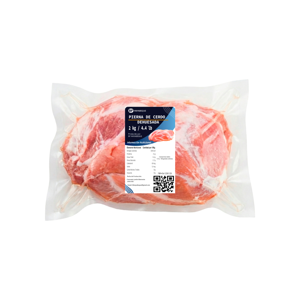 Pierna de cerdo deshuesada BF Mayabeque (2 kg / 4.4 lb) - Miniatura 3