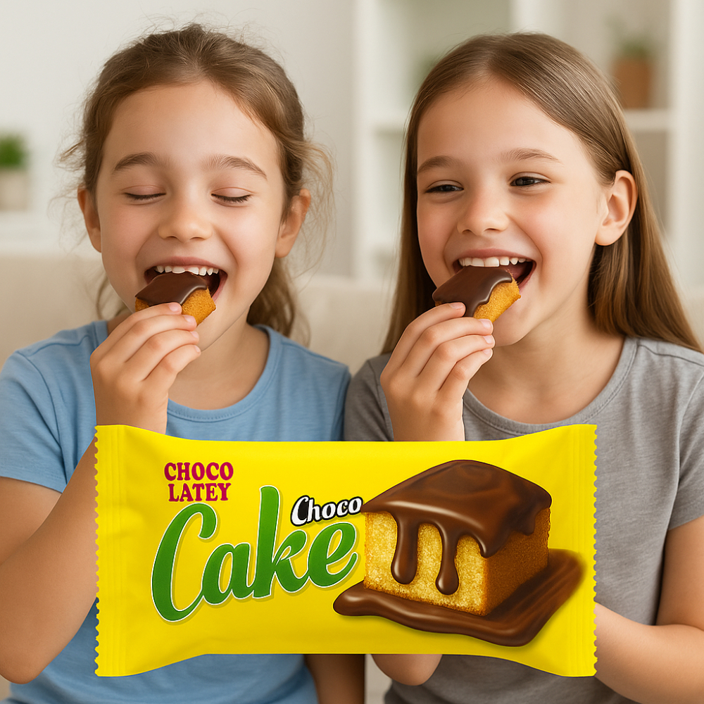 Pastel de chocolate con relleno de cacao revestido con sucedáneo Hazal (50 g / 1.76 oz) - Miniatura 4