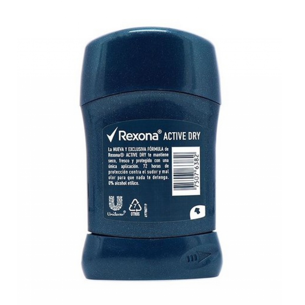 Desodorante en barra antitranspirante Active Dry Rexona (45 g / 1.58 oz) - Miniatura 2