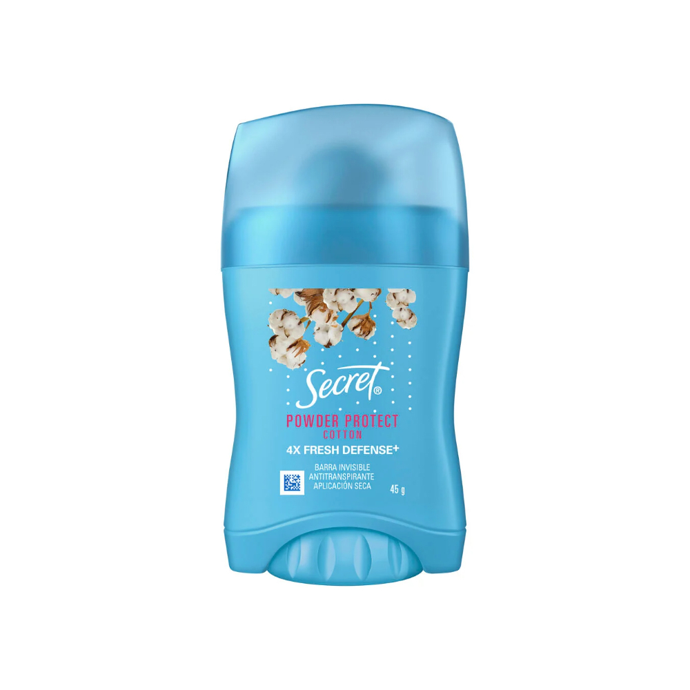 Desodorante en barra antitranspirante Powder Protect Cotton Secret (45 g / 1.58 oz) - Miniatura 3