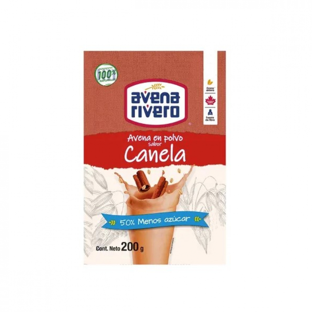 Avena en polvo sabor canela Avena Rivero (200 g / 7.05 oz) - Miniatura 2