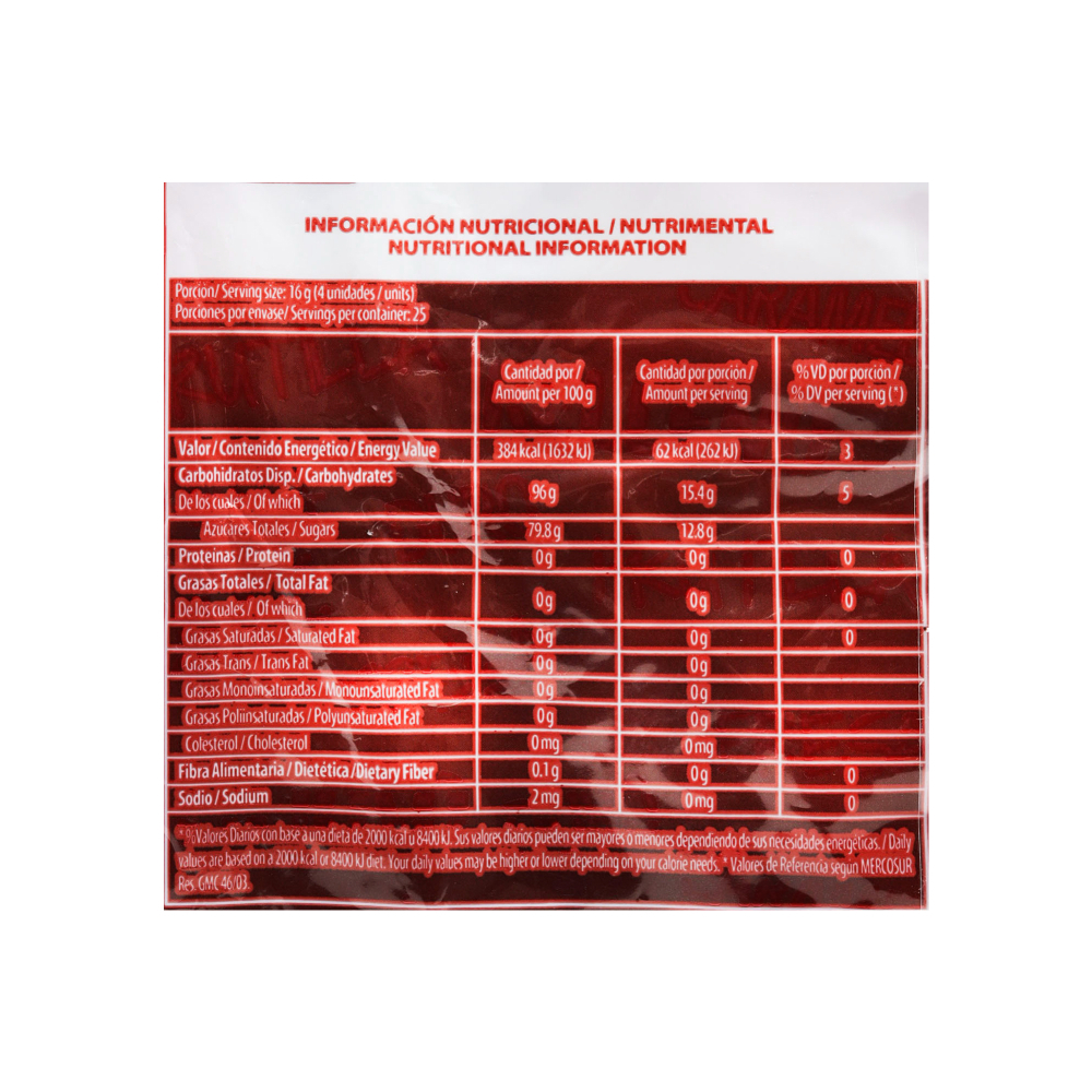 Caramelos duros rellenos sabor a fresa Arcor (400 g / 14.11 oz) - Miniatura 4