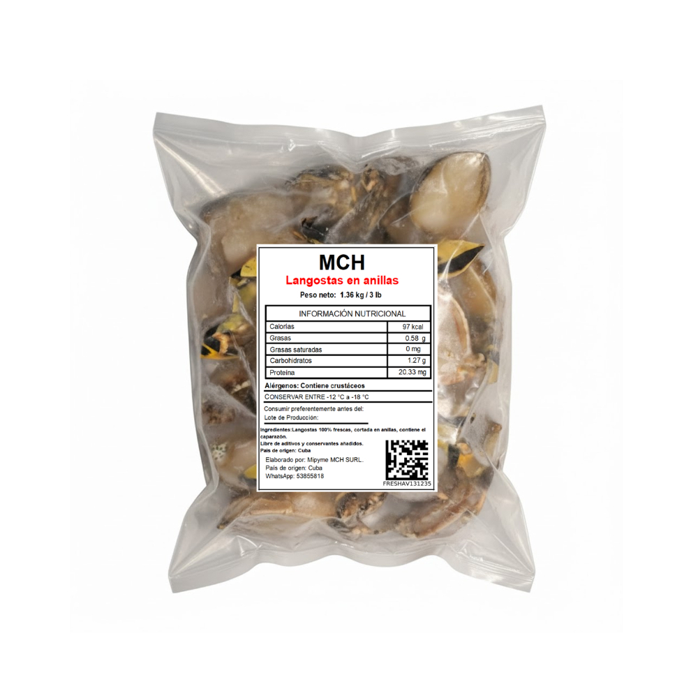 Langosta en anillas MCH (1.36 kg / 3 lb) - Imagen 1
