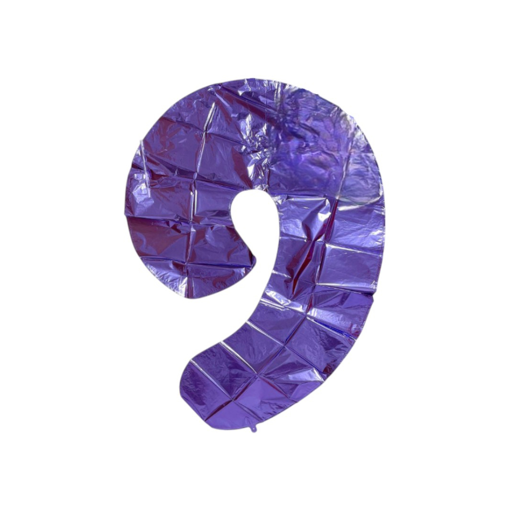 Globo morado número 9 de 32 pulgadas Balloon - Miniatura 4