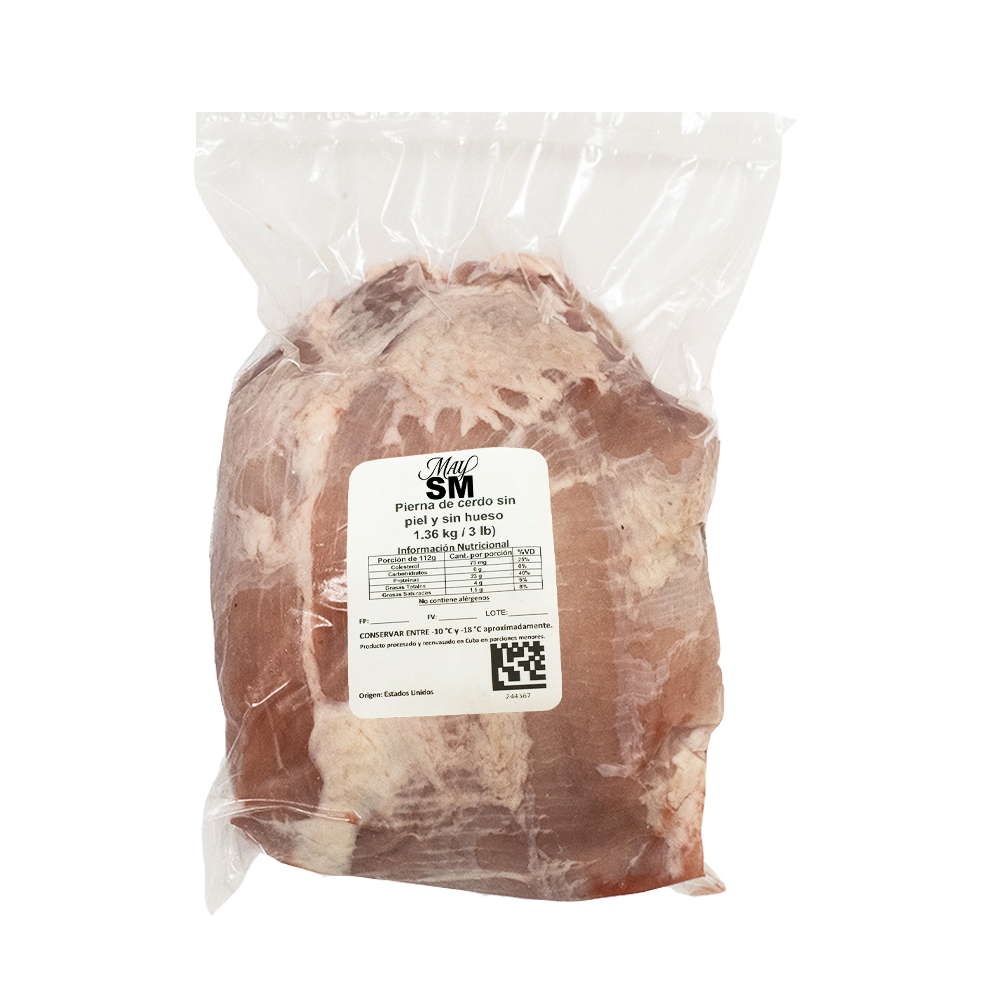 Pierna de cerdo sin piel y sin hueso May SM (1.36 kg / 3 lb) - Miniatura 2
