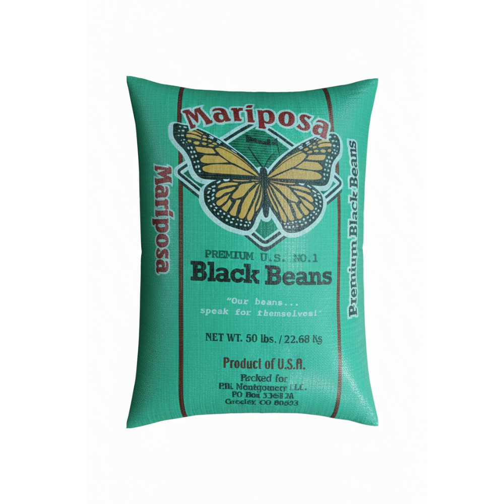 Frijoles negros Mariposa (22.68 kg / 50 lb) - Miniatura 3