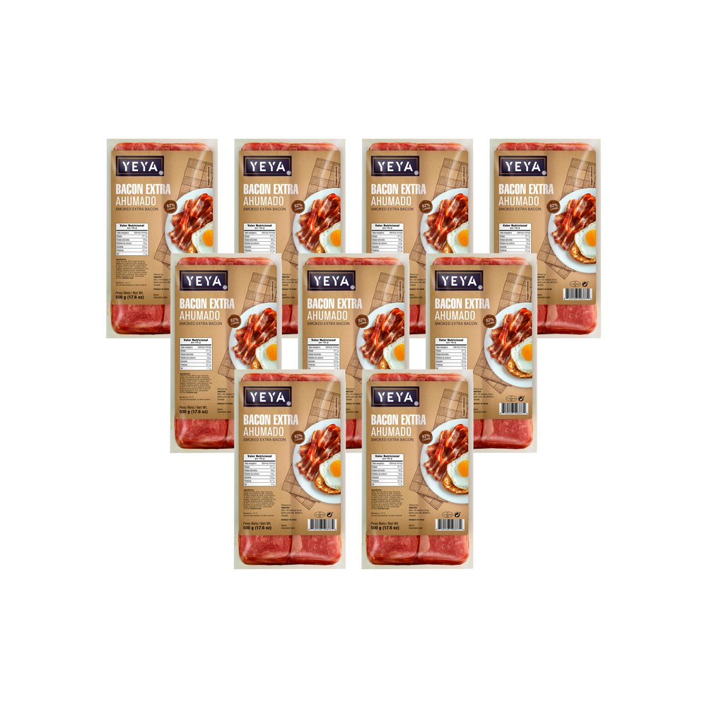 Tocineta Yeya (9 x 500 g / 1.10 lb) - Imagen 1