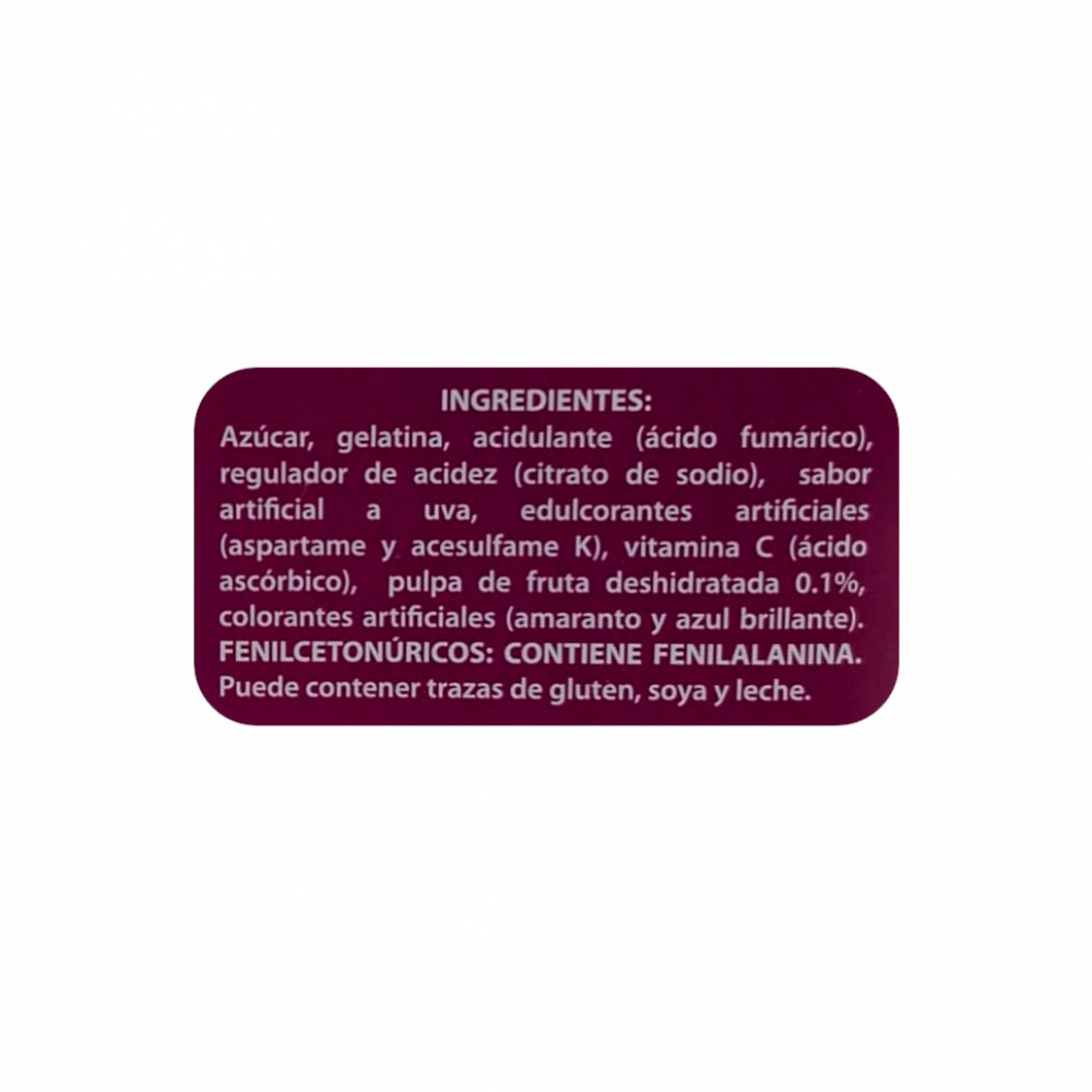 Gelatina sabor uva Boom (40 g / 1.41 oz) - Miniatura 4