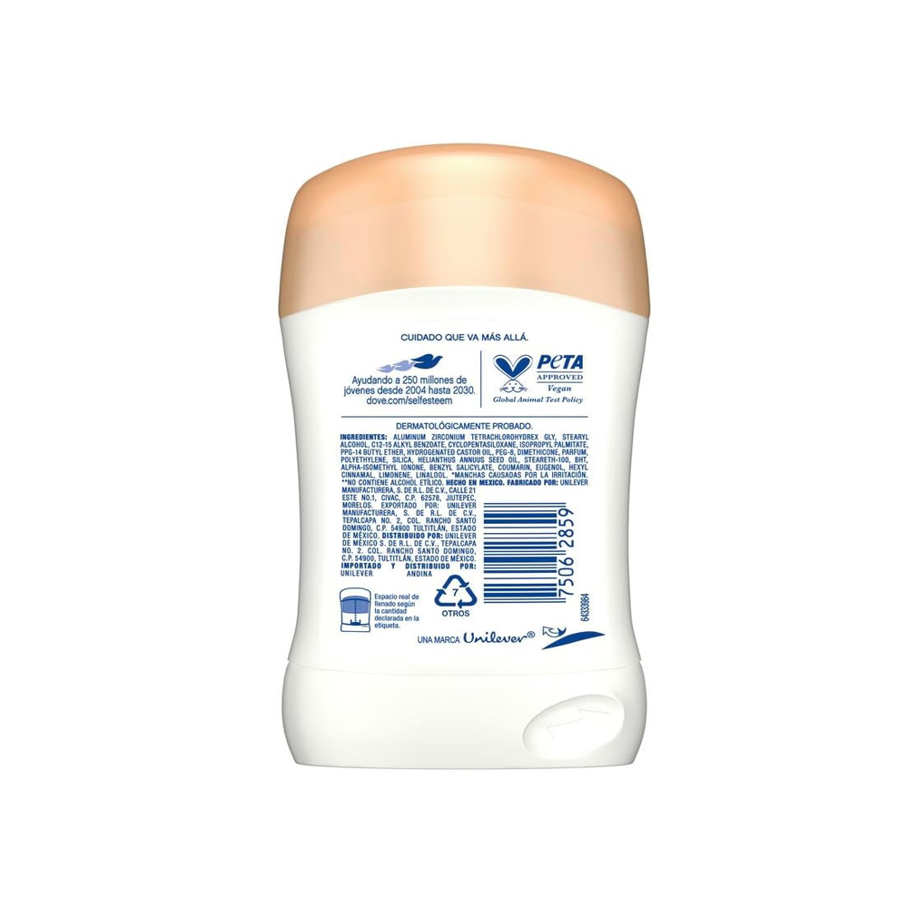 Desodorante antitranspirante en barra Tono Uniforme Coco Dove (45 g / 1.59 oz) - Miniatura 3