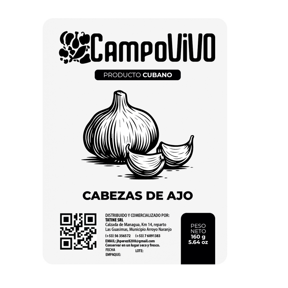 Cabezas de ajo Campo Vivo (160 g / 5.64 oz) - Miniatura 3