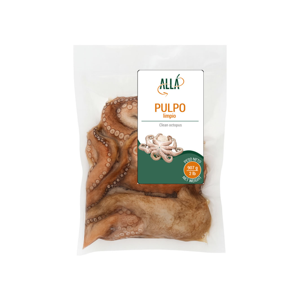 Pulpo limpio ALLÁ (907 g / 2 lb) - Miniatura 3