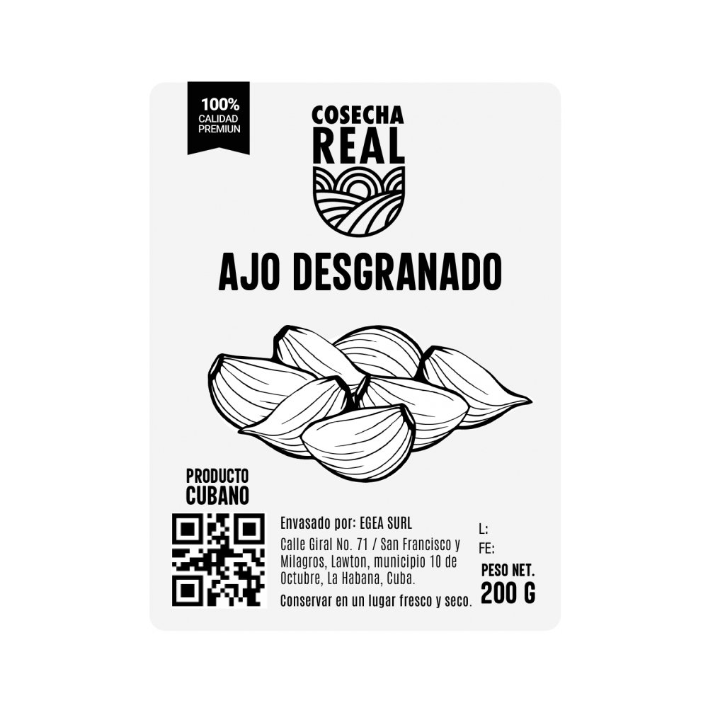 Ajo desgranado Cosecha Real (200 g / 7.05 oz) - Miniatura 3
