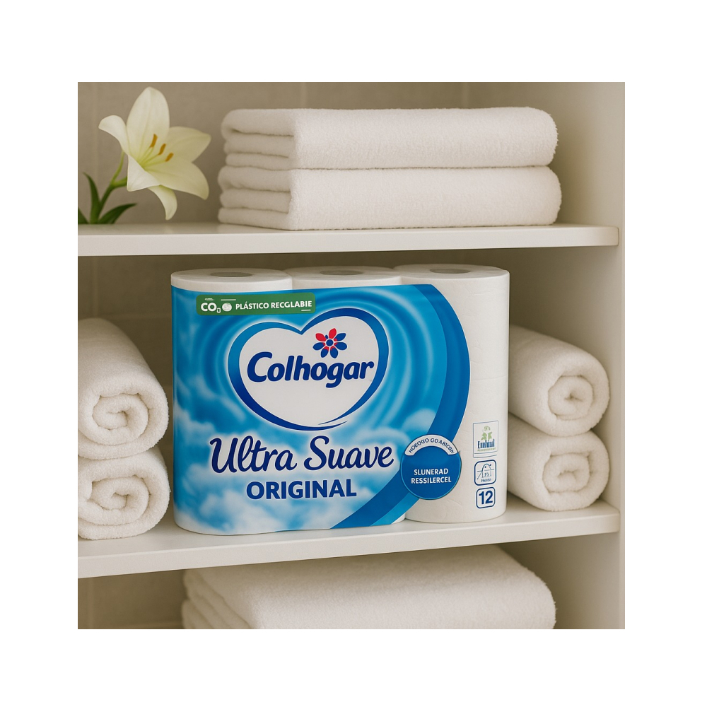 Papel sanitario Colhogar (5 x 12 U) - Miniatura 4