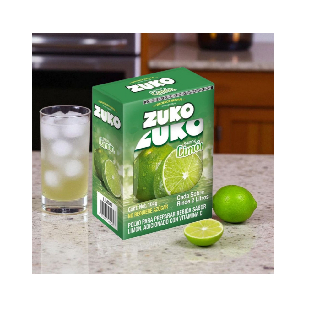 Refresco instantáneo sabor limón Zuko (104 g / 3.67 oz) - Miniatura 2