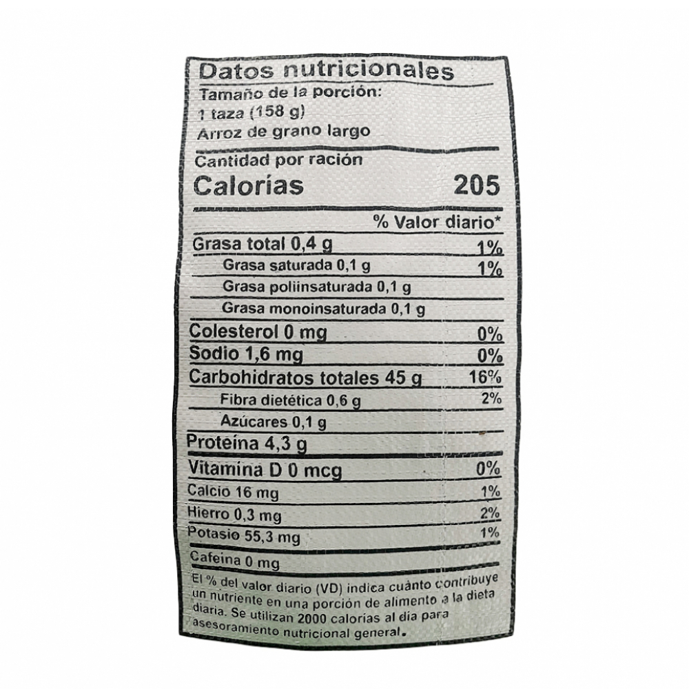 Arroz de grano largo 5% de grano partido Tatine (5 x 25 kg / 55.1 lb) - Miniatura 2