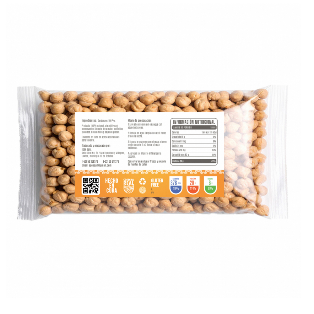 Garbanzos Cosecha Real (2 x 500 g / 1.1 lb) - Miniatura 3