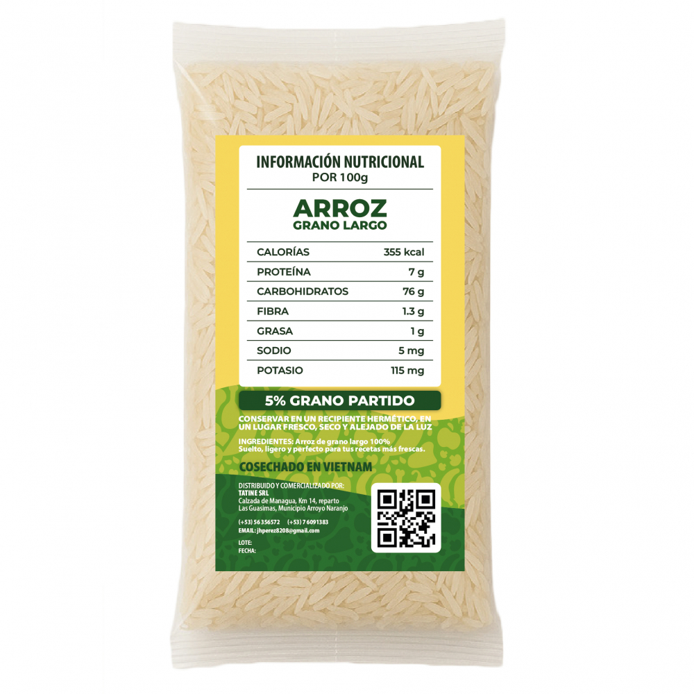 Arroz de grano largo Campo Vivo (500 g / 1.1 lb) - Miniatura 3