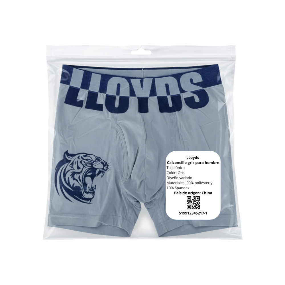 Calzoncillo gris para hombre LLoyds (Talla única) - Miniatura 3