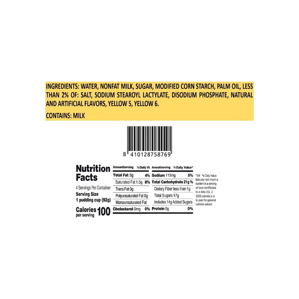 Natilla de vainilla Pascual (4 x 125 g / 4.4 oz) - Miniatura 4