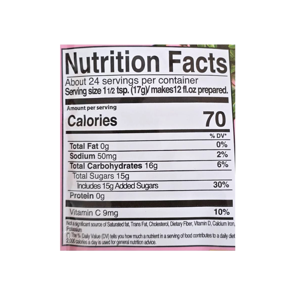 Bebida instantánea sabor limonada rosa Zuko (400 g / 14.1 oz) - Miniatura 4