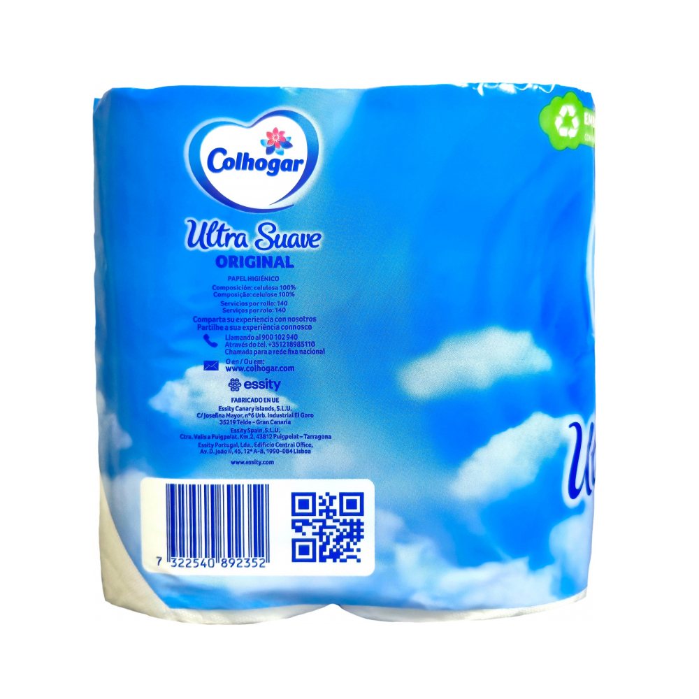 Papel sanitario Colhogar (5 x 12 U) - Miniatura 3