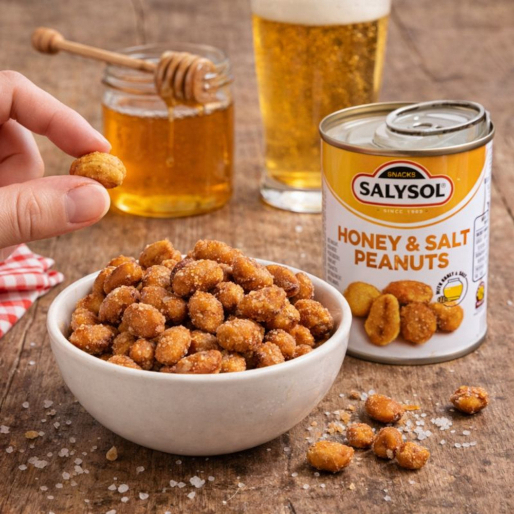 Cacahuetes fritos con miel y sal Salysol (50 g / 1.76 oz) - Miniatura 4