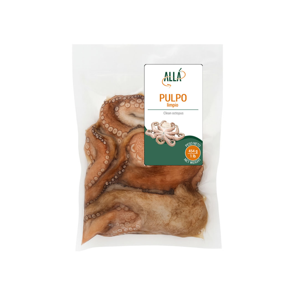 Pulpo limpio ALLÁ (454 g / 1 lb) - Miniatura 2