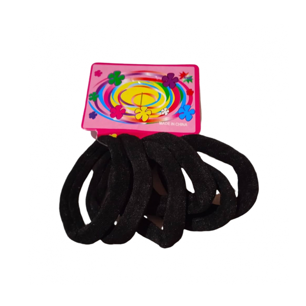 Ligas para el cabello color negro Échale (6 U) - Miniatura 2