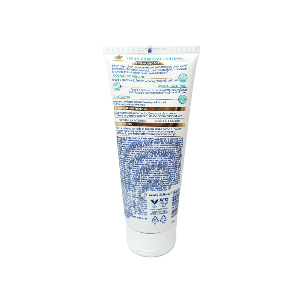 Sérum corporal pantenol + dermo regenerador Dove (200 ml) - Miniatura 4