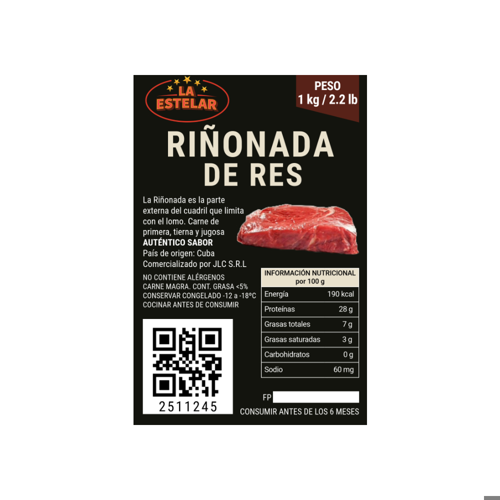 Riñonada de res de primera La Estelar (1 kg / 2.2 lb) - Miniatura 3