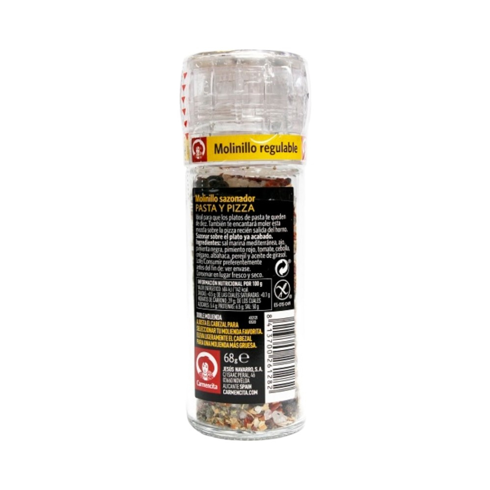 Molinillo sazonador pasta y pizza Carmencita (68 g / 2.40 oz) - Miniatura 4
