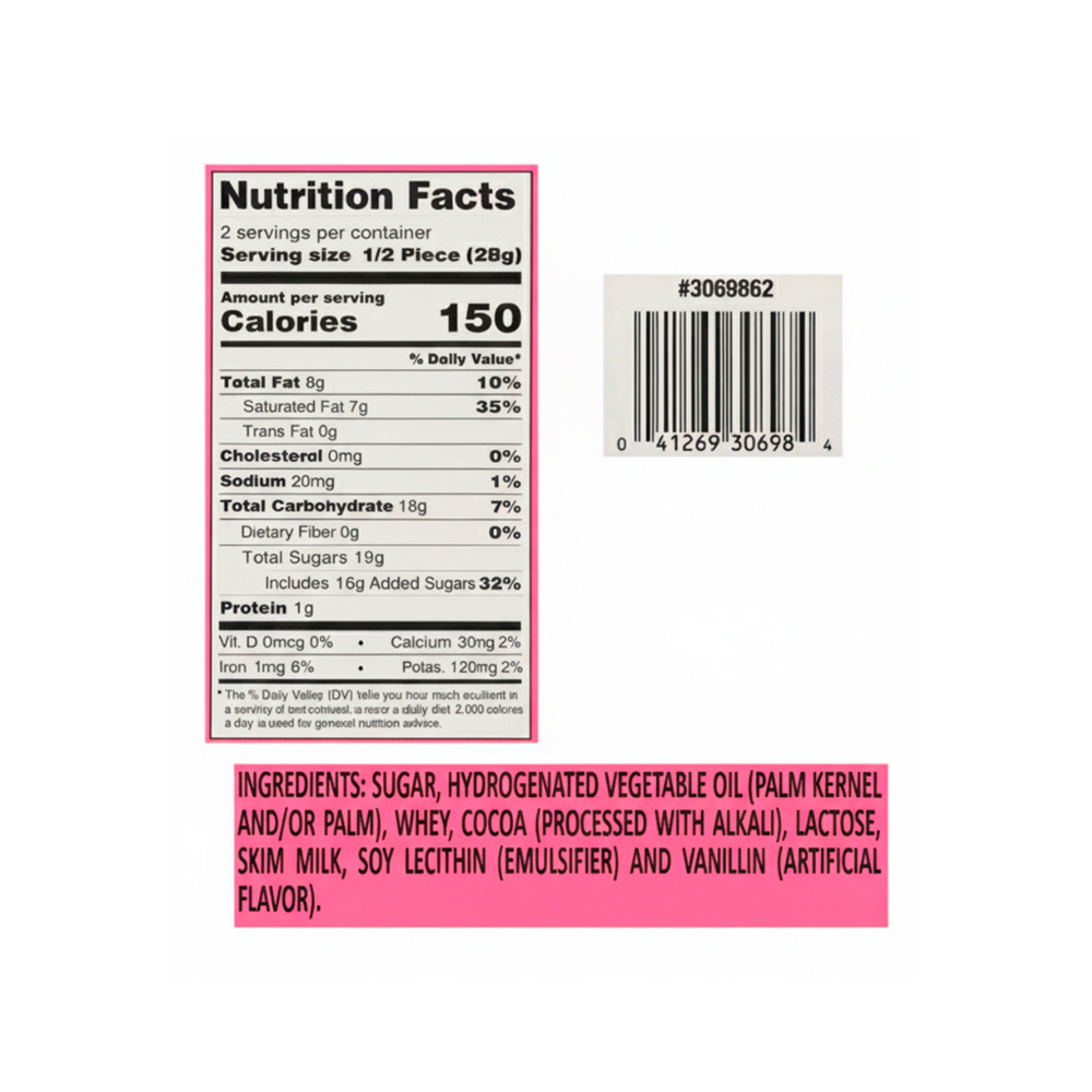 Bombón en forma de corazón Happy Valentine's Day Palmer (56 g / 2 oz) - Miniatura 3