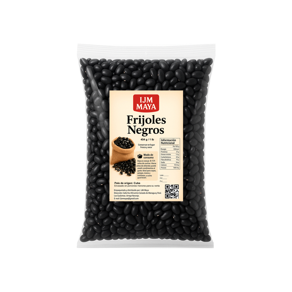 Frijoles negros IJM Maya (454 g / 1 lb) - Miniatura 2