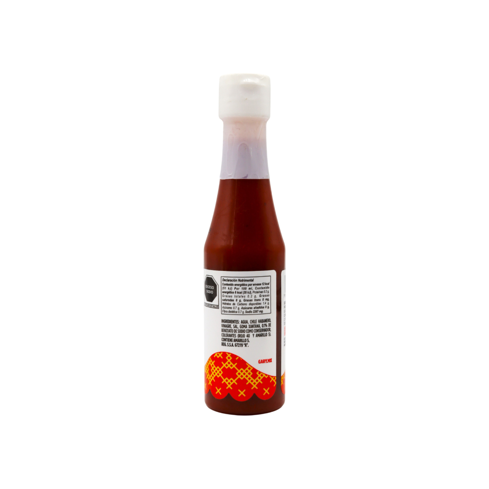 Salsa picante de chile rojo habanero Gary (145 ml) - Miniatura 4
