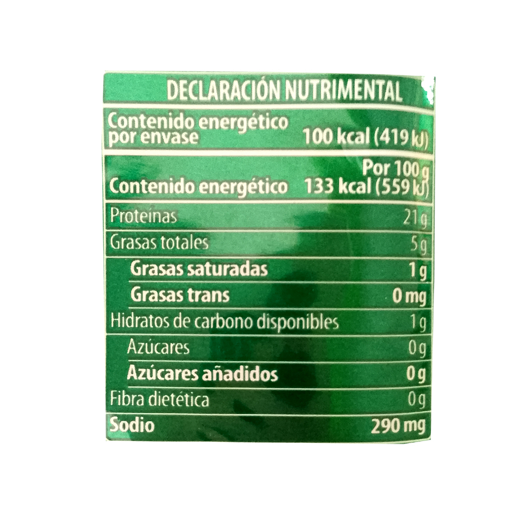 Atún aleta amarilla en trozos en agua con aceite Tuny (75 g / 2.6 oz) - Miniatura 4