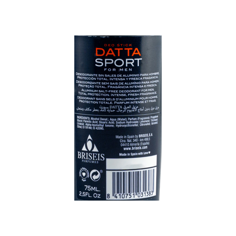 Desodorante sport para hombre Datta (75 ml) - Miniatura 2