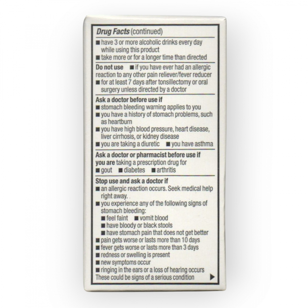 Aspirina. Ácido acetilsalicílico 81 mg Rugby (36 tabletas) - Miniatura 3