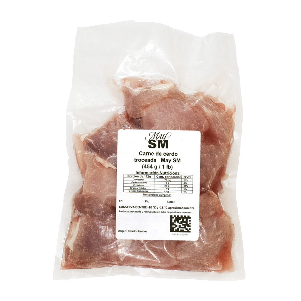 Carne de cerdo troceada May SM (454 g / 1 lb) - Miniatura 2