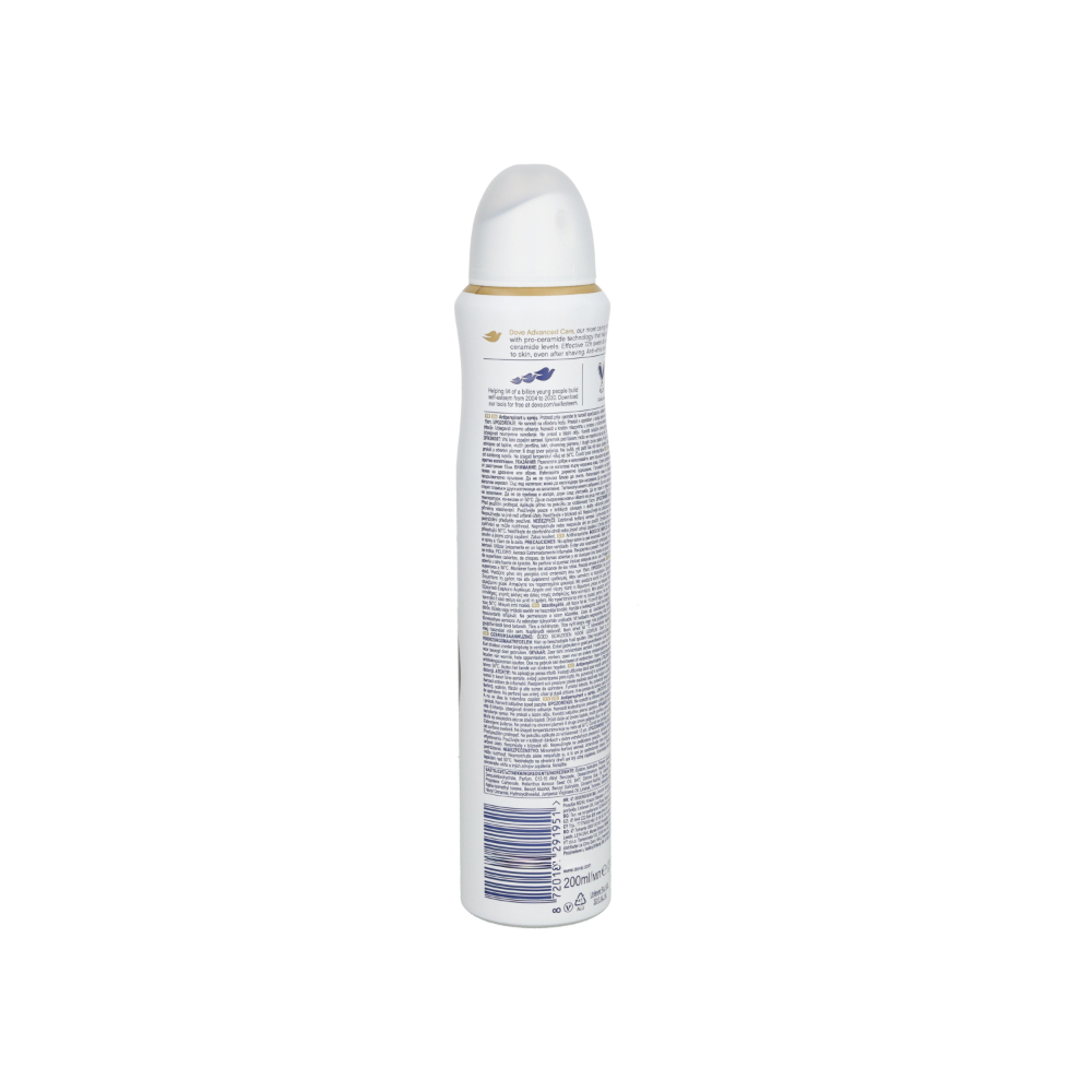 Desodorante spray cuidado Avanzado Invisible Seco Dove (200 ml) - Miniatura 2