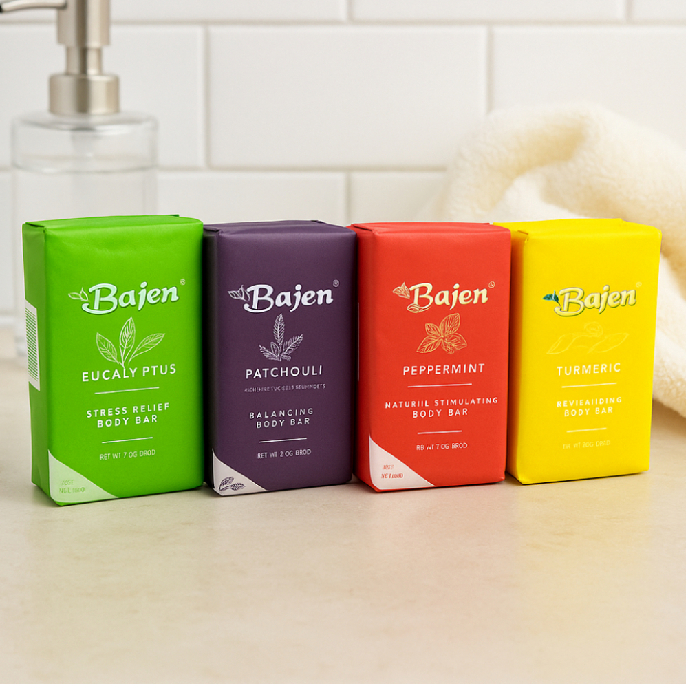 Jabón de tocador especial menta Bajen (12 x 200 g / 7.05 oz) - Miniatura 3