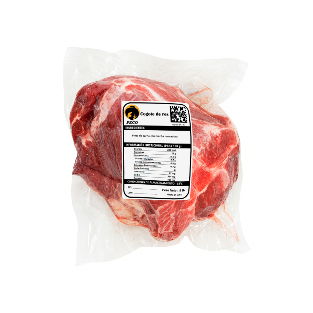 Cogote de res Peco (2.27 kg / 5 lb) - Miniatura 2