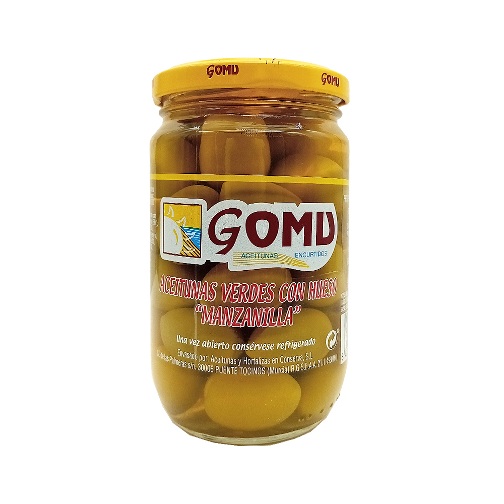 Aceitunas verdes con hueso Gomu (300 g / 10.58 oz) - Miniatura 4