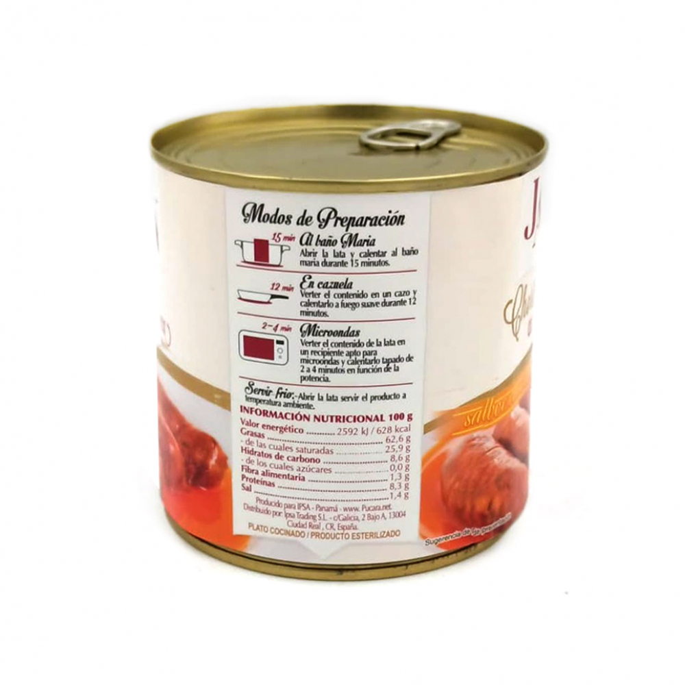 Chorizos en manteca Jan (625 g / 1.38 lb) - Miniatura 3