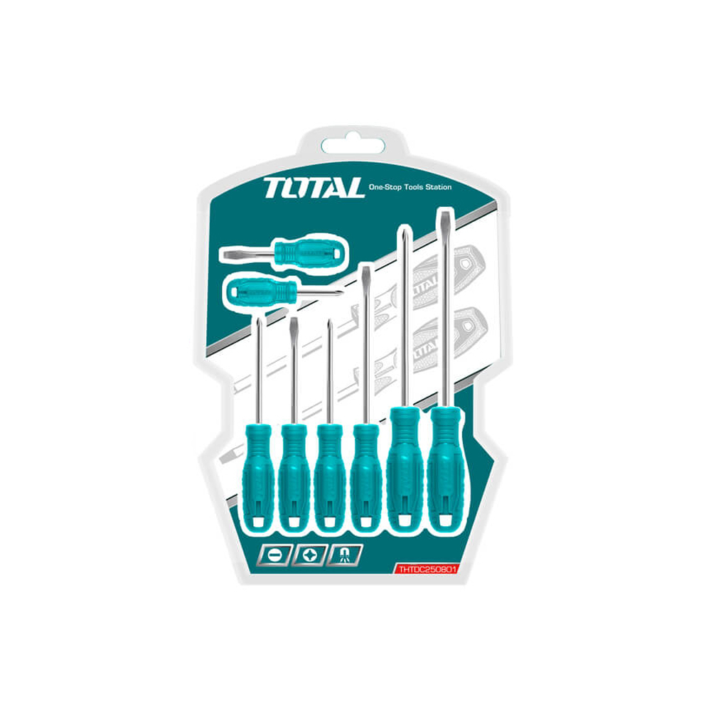 Juego de destornilladores de 8 piezas Total Tools THTDC250801 - Miniatura 2