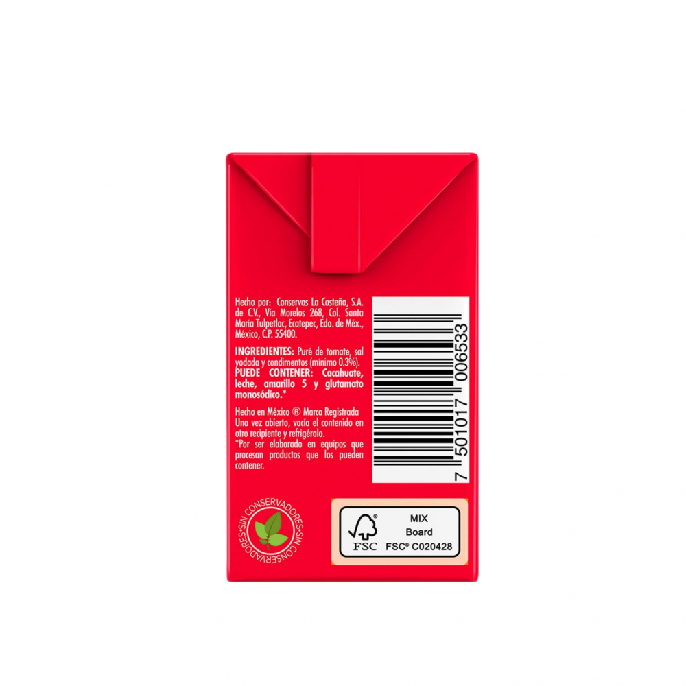Puré de tomate condimentado La Costeña (150 g / 5.29 oz) - Miniatura 3