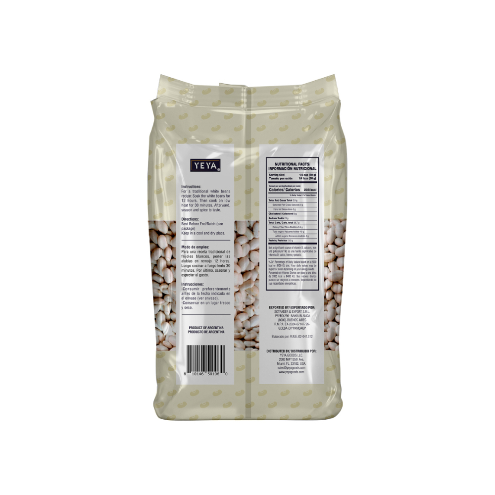 Frijoles blancos YEYA (5 x 1 kg / 2.2 lb) - Miniatura 2