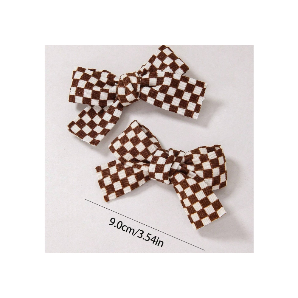 Set de lazos estilo retro chick Shein (5 parejas) - Miniatura 4