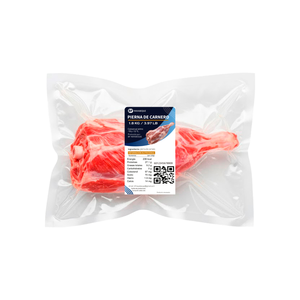 Pierna de carnero BF Mayabeque (1.8 kg / 3.97 lb) - Miniatura 2