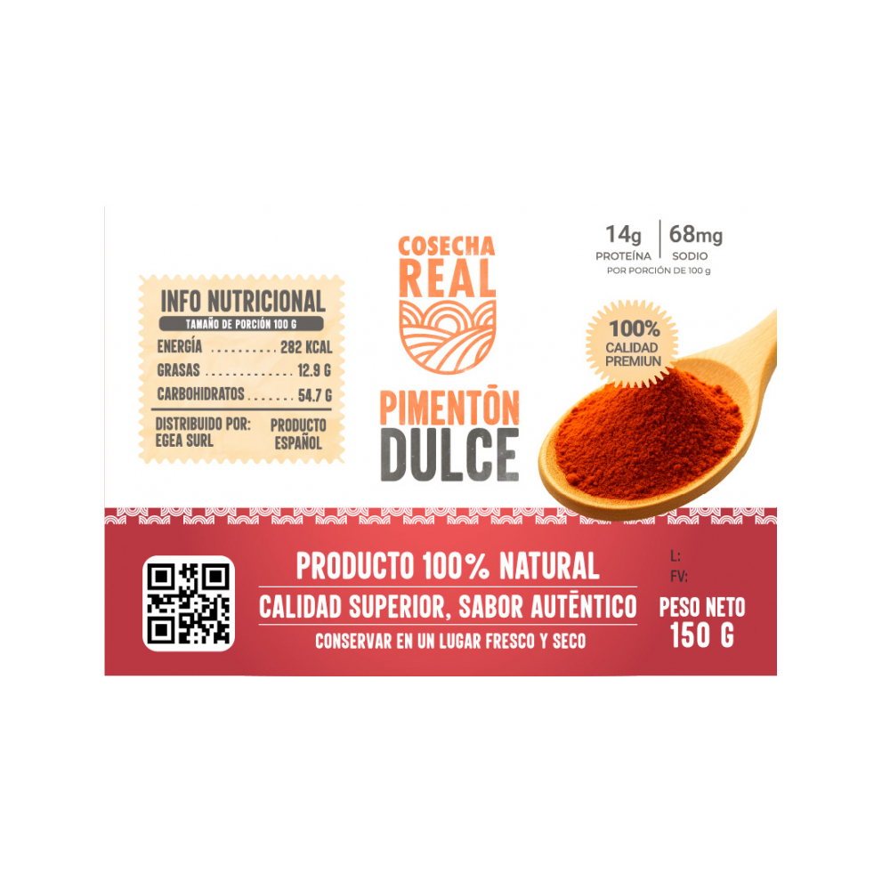 Pimentón dulce Cosecha Real (150 g / 5.29 oz) - Miniatura 3