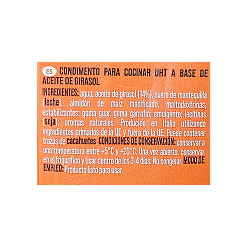 Crema nata Gran Cucina Hulalá (1 kg / 2.2 lb) - Miniatura 4